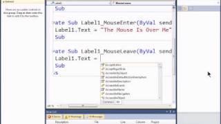 Visual Basic 2010 Express Tutorial 2 - Events