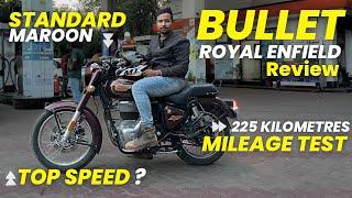 2023 Royal Enfield Bullet 350 Mileage Test  Top Speed  Review