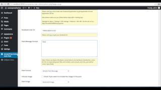 AP Social Auto Post Free WordPress Plugin - Facebook account configuration | WordPress Tutorial