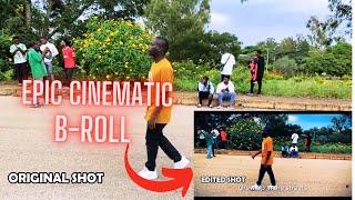 How I Shot This Epic Cinematic B-roll with IPhone// KGA Visualz #broll #viral