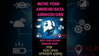 How to move android data and obb to sdcard | How to move data and obb to sdcard without root