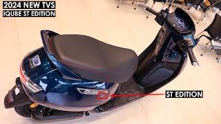 New Launched 2024 TVS Iqube ST Model Electric Scooter Detailed Review | New Features | On road price