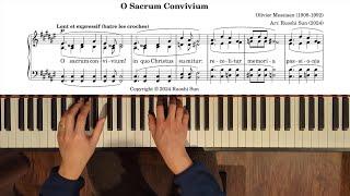 Messiaen - O Sacrum Convivium (piano transcription)