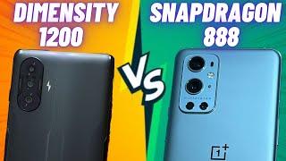 SnapDragon 888 vs Dimensity 1200 Speed Test