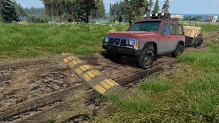 Cars vs Speed bumps Compilation #101-  BeamNG.drive | BeamNG-Cars TV live 8