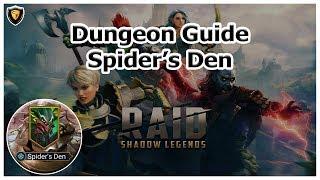 RAID Shadow Legends - Spider's Den - Dungeon Guide