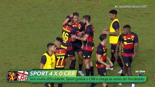 Gols de Sport 4 x 0 CRB pela Copa do Nordeste 2023