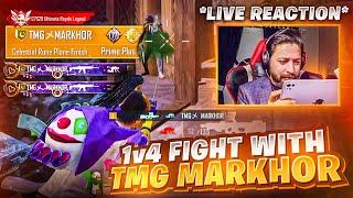 Face to Face Fight With Top Ranking Streamer Tmg Markhor Smuk Op | PUBG MOBILE