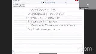 Advanced C Pointers Workshop - Day 2 - (Marathi) - CoreCode Programming Academy