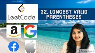 Leetcode 32 Longest Valid Parentheses