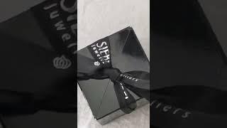 Unboxing cuff chain earrings from Siebel #shorts #unboxing