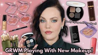 GRWM Playing With New (To Me) Makeup!