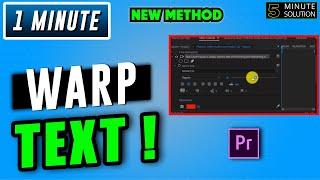 How to wrap text in premiere pro 2024 | Word wrap Premierepro