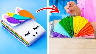 Genius School Hacks and DIY Stationery Projects You Won't Believe! 