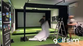 How quickly can you build a DIY golf simulator enclosure?