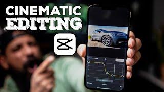 How To Edit Cinematic Car B-ROLL with CapCut Mobile - iPhone Filmmaking