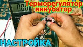 НАСТРОЙКА Терморегулятор. Inkubator termoregulyatorini nastroyka qilish uzbek tilida