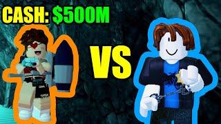 ARRESTING a 500 MILLION CASH PLAYER! | Roblox Jailbreak