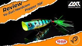 Yo-Zuri Hardcore Popper 70F ][  Lure Action Review Channel