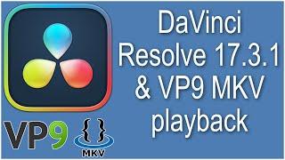 DaVinci Resolve 17.3.1 Playing VP9 & MKV On MacBook Air M1 - Sony PS5 4K 60FPS HDR WEBM To MKV Remux