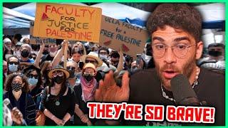 UCLA Student Protestors Expect Police Trouble Tonight | Hasanabi Reacts