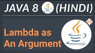 Lambda Expressions Use as Argument | Method Reference | Java 8 in Hindi | #05