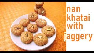 Healthy Nankhatai Recipe With Jaggery| Baking With Barley Flour Without Baking Powder, Soda