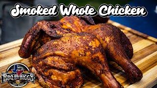 Smoked Whole Chicken | Spatchcock Chicken on a Pellet Smoker