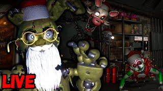  LIVE: FNaF The Glitched Attraction (Christmas Edition!)