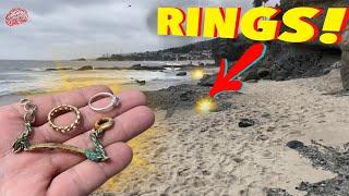 I Found RINGS on the BEACH for Barry!! 