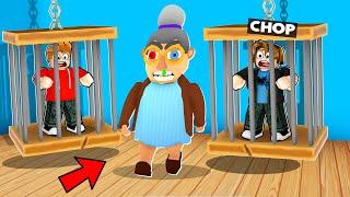 ROBLOX CHOP AND FROSTY ESCAPE SCARY GRANDMA OBBY