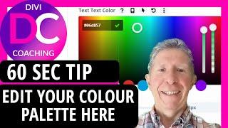 Divi 60 Sec Quick Tip - Edit Colours in Any Divi Builder Module #short
