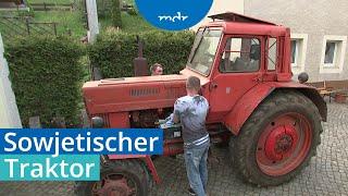 Hobby-Landwirt aus dem Erzgebirge besitzt alten Belarus-Traktor | MDR um 4 | MDR