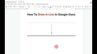 How To Draw A Line In Google Documents (Horizontal or Vertical)