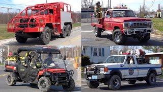 Major Brush Fire Response - Pennsville, NJ