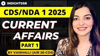 CDS & NDA 2025 Most Important Current Affairs September | Cds 1 2025 Defence CA