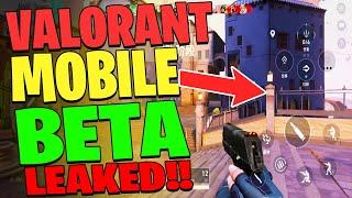 Valorant Mobile BETA *LEAKED* Gameplay!!!