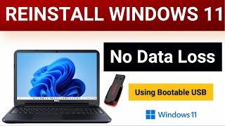 How to Reinstall Windows 11 Without Losing Data | Windows 11 Re-install Kaise Karen Bina Data Loss