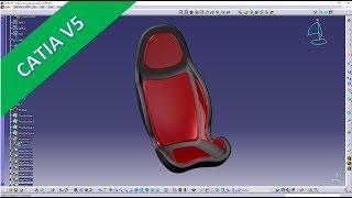 Racing Car Seat - Catia v5 Training - Part Design