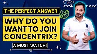 Concentrix Interview Questions and Answers | Why do you want to join Concentrix?