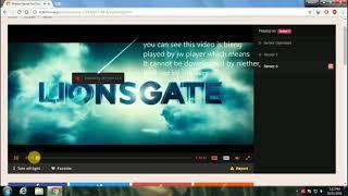 How to download online JW player videos which cannot be downloaded by web browser or IDM