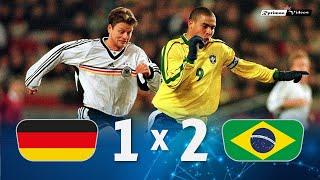 Germany 1 x 2 Brasil ● 1998 Friendly Extended Goals & Highlights HD