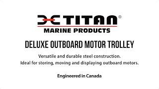 CMP Group | Titan Marine Products | Deluxe Outboard Motor Trolley