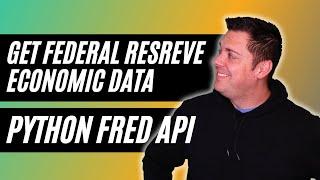 Get Economic Data Using the FRED API