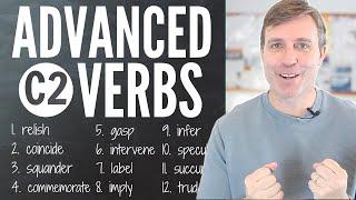 Advanced Verbs (C2) to Build Your Vocabulary