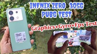 Infinix Zero 30 5g PUBG Test | PUBG Graphic 60fps gameplay With Gyro Test | heating and battery test