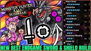 New Best Sunbreak Sword & Shield Build - RIDICULOUS Damage & More - Monster Hunter Rise Sunbreak!