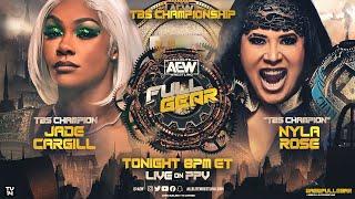 TBS Championship: Jade Cargill vs Nyla Rose | AEW Full Gear, LIVE Tonight on PPV
