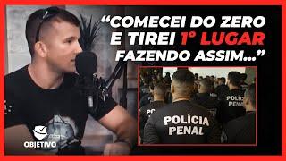 1º LUGAR NA POLÍCIA PENAL - CE REVELA COMO INICIOU OS ESTUDOS - Objetivo Concursos