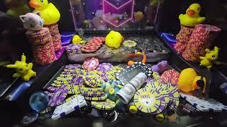 Coin pusher episode 86 high risk bonus ducks pokemon mario buggy slime Asmr ducks poker chips